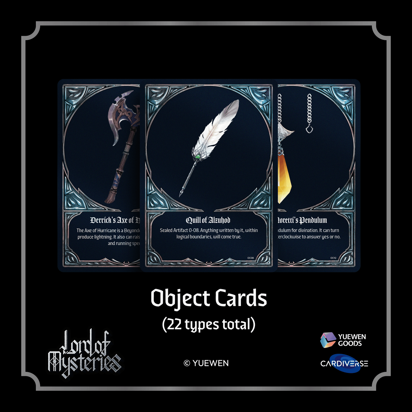 YUEWEN Lord of Mysteries Cards Hobby Box Case - Lord of Mysteries Cards and Collectibles