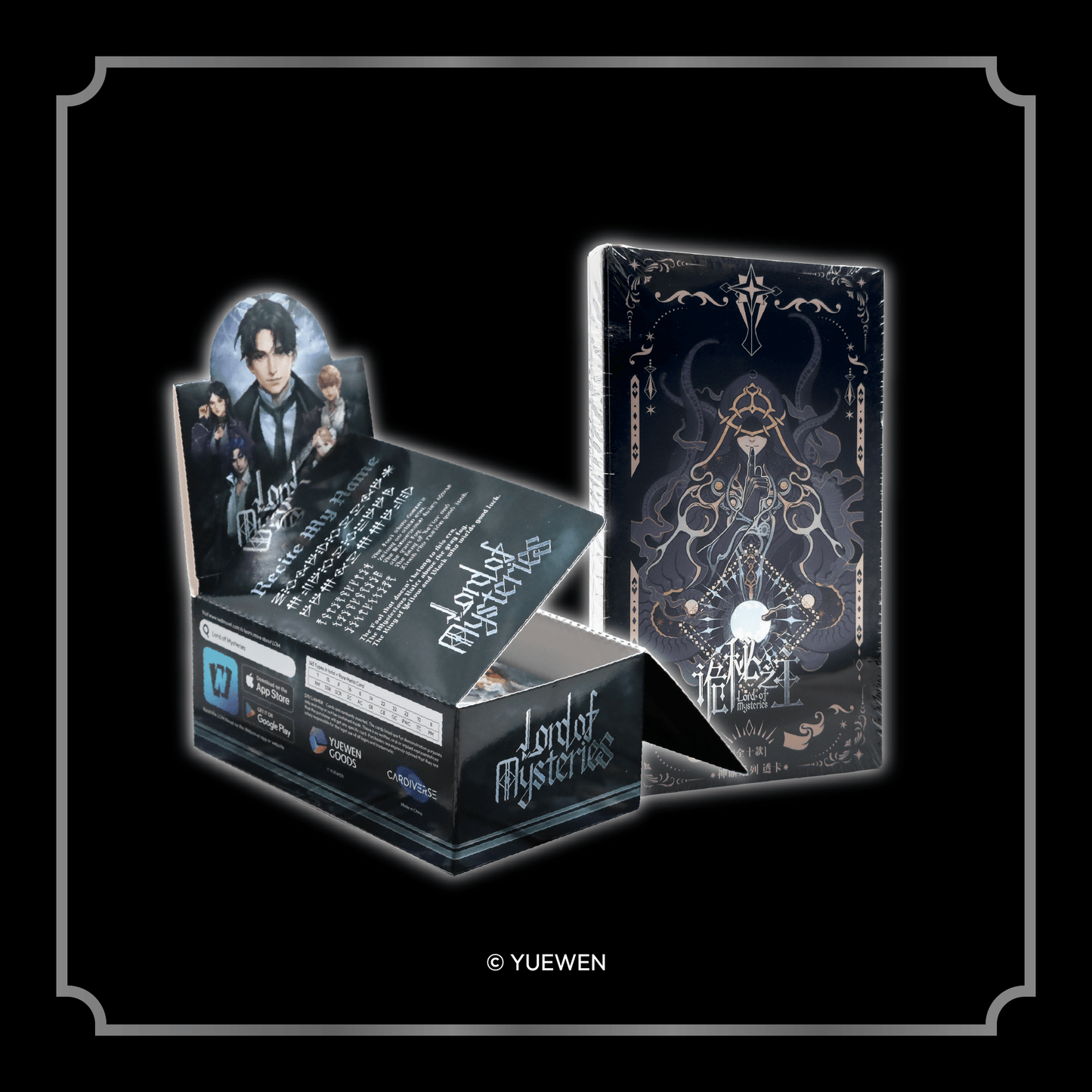 YUEWEN Lord of the Mysteries Hobby Cards and Oracle Series Clear Cards Bundle - Lord of Mysteries Cards and Collectibles