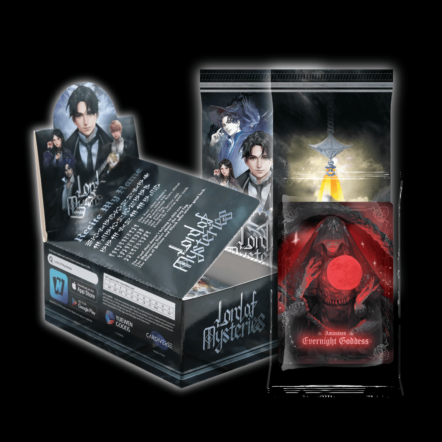 YUEWEN Lord of Mysteries Cards Hobby Box Case - Lord of Mysteries Cards and Collectibles